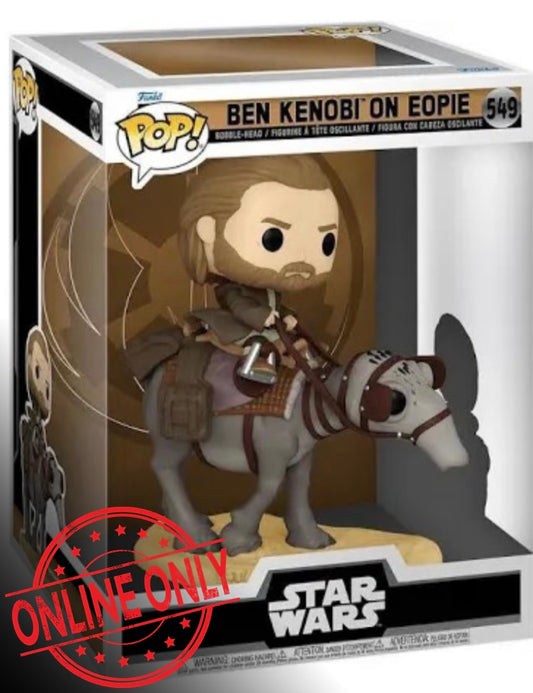 Funko Pop - #549 Obi on Eopie with signed Silas photo