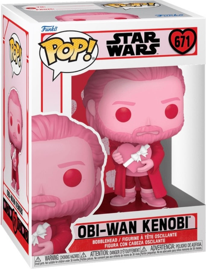 Funko Pop - #671 Obi-Wan Valentine’s